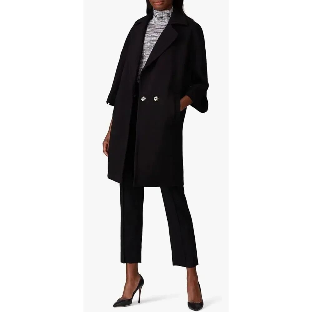 Women’s KF/KaufmanFranco Collective Black Quarter Sleeve Coat Size S